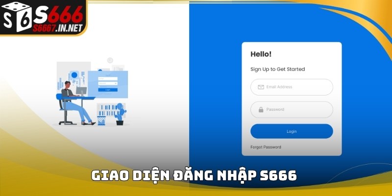 Giao diện thao tác Đăng nhập S666 trên hệ thống thành viên Giao diện thao tác Đăng nhập S666 trên hệ thống thành viên