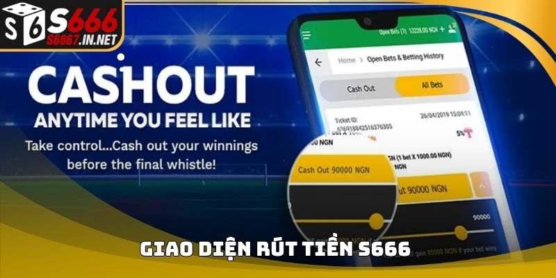 Giao diện thao tác Rút Tiền S666 trên hệ thống thành viên Giao diện thao tác Rút Tiền S666 trên hệ thống thành viên