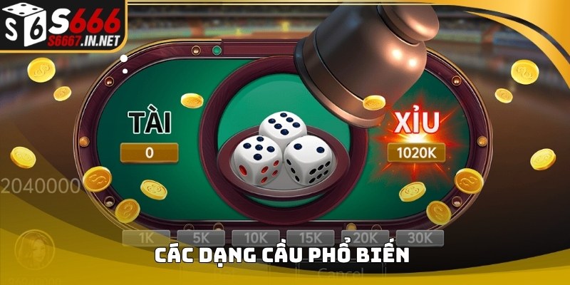 Minh họa các dạng cầu phổ biến trong Bí kíp bắt cầu tài xỉu Minh họa các dạng cầu phổ biến trong Bí kíp bắt cầu tài xỉu